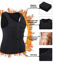 Load image into Gallery viewer, Gynecomastia Compress Zipper Vest