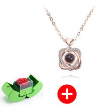 गैलरी व्यूवर में इमेज लोड करें, स्टर्लिंग सिल्वर नेकलेस - असली गुलाब के साथ - मेरे बच्चे के लिए