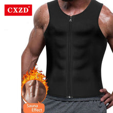 Load image into Gallery viewer, Gynecomastia Compress Zipper Vest