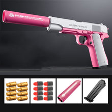 गैलरी व्यूवर में इमेज लोड करें, ग्लॉक और M1911 शेल इजेक्शन सॉफ्ट बुलेट टॉय गन