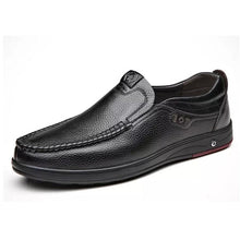 Load image into Gallery viewer, DRESSYE Mens Genuine Leather Soft Insole Casual Business Slip On Loafers