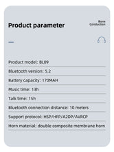 Load image into Gallery viewer, Bone Conduction Headphones - Bluetooth Wireless Headset