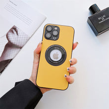 Load image into Gallery viewer, Leather Magnetic Charging Case For iPhone