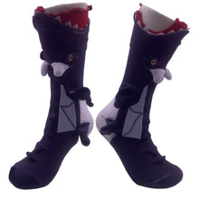 Load image into Gallery viewer, 3D Knit Crocodile Socks