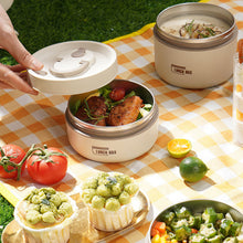 Load image into Gallery viewer, PORTABLE INSULATED LUNCH CONTAINER SET
