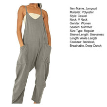 Load image into Gallery viewer, Wide Leg Jumpsuit with Pockets