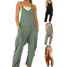 Load image into Gallery viewer, Wide Leg Jumpsuit with Pockets