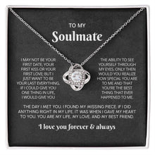 Load image into Gallery viewer, Keep Me In Your Heart - Love Knot Necklace