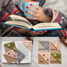 Load image into Gallery viewer, Personalized hand embroidered corner bookmar