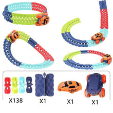 गैलरी व्यूवर में इमेज लोड करें, Changeable Track with LED Light-Up Race Car