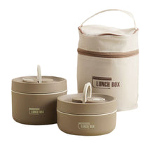 Load image into Gallery viewer, PORTABLE INSULATED LUNCH CONTAINER SET