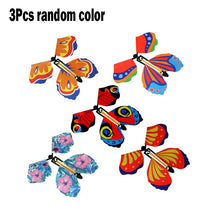 Load image into Gallery viewer, Magic Flying Butterfly Fairy Flying Toys Wind Butterfly Toys for Greeting Card Decoration Surprise Gift