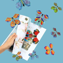 Load image into Gallery viewer, Magic Flying Butterfly Fairy Flying Toys Wind Butterfly Toys for Greeting Card Decoration Surprise Gift