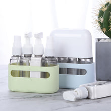 Load image into Gallery viewer, Mini Shampoo Dispenser Portable Travel Bottle Set