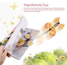 Load image into Gallery viewer, Magic Flying Butterfly Fairy Flying Toys Wind Butterfly Toys for Greeting Card Decoration Surprise Gift