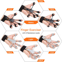 Load image into Gallery viewer, 6 Resistant Level Finger Exerciser