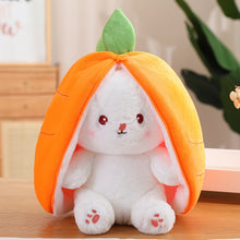 Load image into Gallery viewer, Strawberry Bunny Transformed into Little Rabbit Fruit Doll Plush Toy