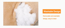 Load image into Gallery viewer, Teddy Bear Cuddler Cat Bed Dog Bed