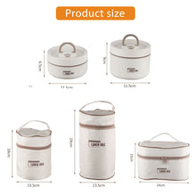 Load image into Gallery viewer, PORTABLE INSULATED LUNCH CONTAINER SET