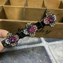 Load image into Gallery viewer, Sparkling Crystal Stone Braided Hair Clips