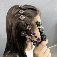 Load image into Gallery viewer, Sparkling Crystal Stone Braided Hair Clips
