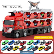 Load image into Gallery viewer, Mega Hauler Truck With Ejection Race Track