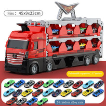 Load image into Gallery viewer, Mega Hauler Truck With Ejection Race Track