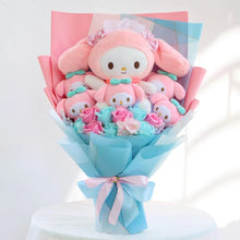 गैलरी व्यूवर में इमेज लोड करें, प्रीमियम सैनरियो प्लश गुलदस्ता