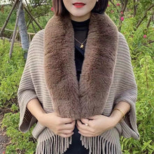Load image into Gallery viewer, Ladies Knitted Loose Thickened Shawl Coat