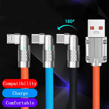Load image into Gallery viewer, 180° Rotating Fast Charge Cable