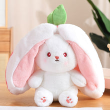 Load image into Gallery viewer, Strawberry Bunny Transformed into Little Rabbit Fruit Doll Plush Toy
