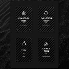 Load image into Gallery viewer, Carbon Fiber Texture Magnetic Wireless Charging iPhone Case