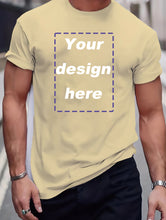 Load image into Gallery viewer, Customized Graphic Men&#39;s Short Sleeve T-Shirt, Comfortable, Flexible Trendy T-Shirts for Summer
