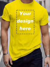 Load image into Gallery viewer, Customized Graphic Men&#39;s Short Sleeve T-Shirt, Comfortable, Flexible Trendy T-Shirts for Summer
