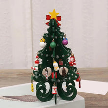 Load image into Gallery viewer, Christmas Tree Children&#39;s Handmade DIY Stereo Wooden Christmas Tree Scene Layout Christmas Decorations Ornaments Hot 2024
