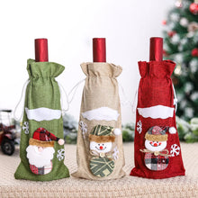 गैलरी व्यूवर में इमेज लोड करें, Christmas Decorations for Home Santa Claus Wine Bottle Cover Snowman
