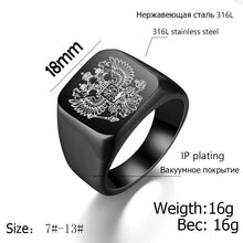 Load image into Gallery viewer, Personalized Customized Engrave Name Photo Ring Stainless Steel Mens Signet Rings Family Photo Male Engagement Wedding Rings
