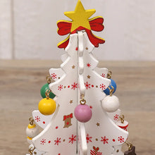 Load image into Gallery viewer, Christmas Tree Children&#39;s Handmade DIY Stereo Wooden Christmas Tree Scene Layout Christmas Decorations Ornaments Hot 2024
