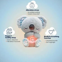 Load image into Gallery viewer, Cute Soothing Koala Bear Sleep Toys for Kids Baby Calming Anxiety Relief Breathing Koala Toy Sleep Buddy Plush Doll With Lights
