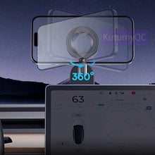 गैलरी व्यूवर में इमेज लोड करें, Support wireless charging, magnetic car phone holder
