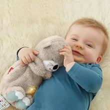 Load image into Gallery viewer, Baby Plush Doll Breathing Bear Newborn Soothing Sleep Playmate Otter Toy Kids Music Sleeping Companion Sound Light Doll Toy Gift
