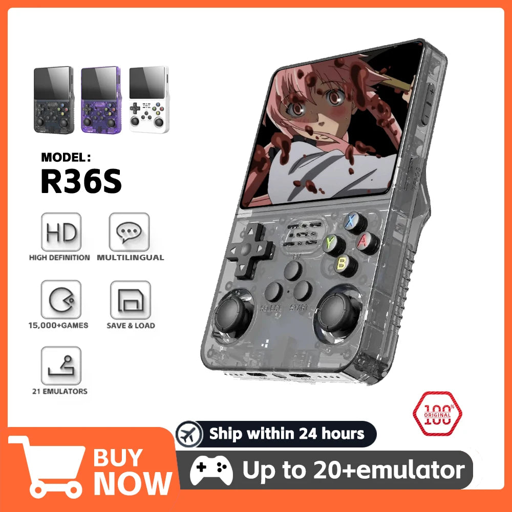 R36S Retro Handheld Video Game Console – BREDSY