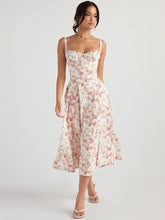 Load image into Gallery viewer, CARMEN PRINT BUSTIER SUNDRESS
