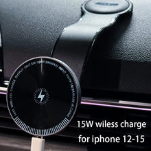 गैलरी व्यूवर में इमेज लोड करें, Support wireless charging, magnetic car phone holder
