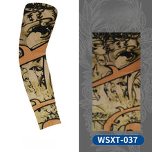 Load image into Gallery viewer, New Cooling Arm Warmer Unisex Quick Dry UV Protection Outdoor Cycling Arm Sleeves Fashion Tattoo Printed Sun-protective Sleeve
