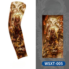 Load image into Gallery viewer, New Cooling Arm Warmer Unisex Quick Dry UV Protection Outdoor Cycling Arm Sleeves Fashion Tattoo Printed Sun-protective Sleeve
