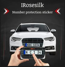 गैलरी व्यूवर में इमेज लोड करें, License Plate Protective Stickers Reflective Waterproof Stickers
