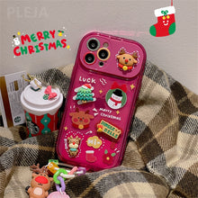 Load image into Gallery viewer, 🎄Christmas Tree Pendant Flip Mirror Case Cover For iPhone🎅
