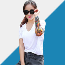 Load image into Gallery viewer, New Cooling Arm Warmer Unisex Quick Dry UV Protection Outdoor Cycling Arm Sleeves Fashion Tattoo Printed Sun-protective Sleeve
