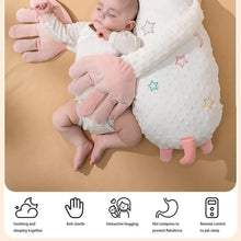 Load image into Gallery viewer, Baby Soothing Palm Automatic Palm Patting Stuffed Animal Sleep Soothers Adjustable Speed Remote Control Sleeping Buddy for Baby
